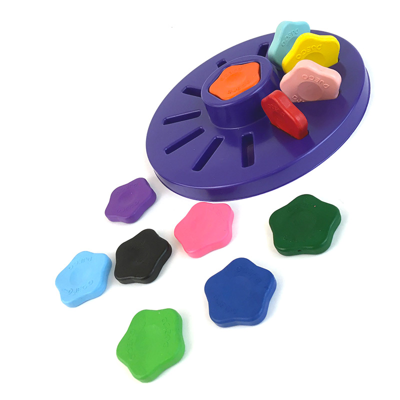 Set 12 Ceras Con Forma De Flor - Djeco - Imagen 2