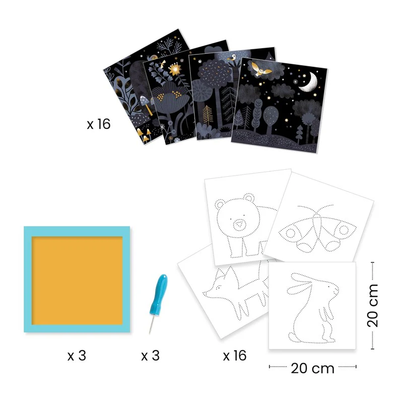 Picar con Punzon con Apariciones - Djeco - Imagen 2