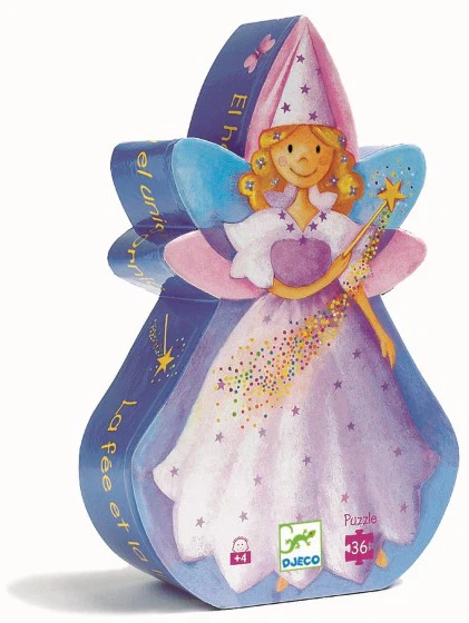 Puzzle Silueta La Hada 36 pzas - Djeco