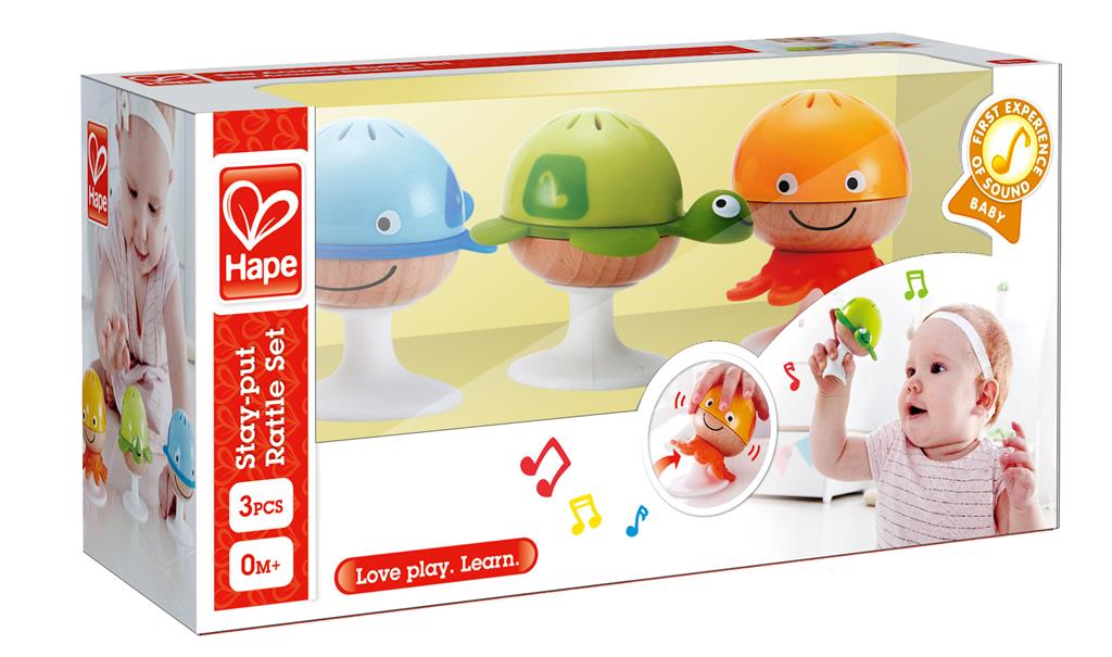 Juego de Sonajeros Adhesivos para Bebé – Hape - Imagen 4