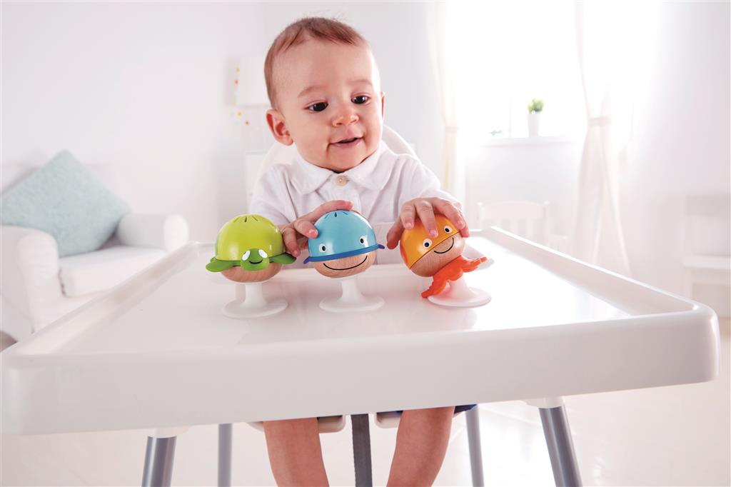 Juego de Sonajeros Adhesivos para Bebé – Hape - Imagen 2