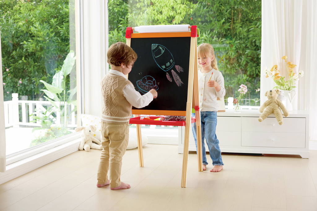 Pizarra Caballete Pequeños Artistas - Hape - Imagen 2