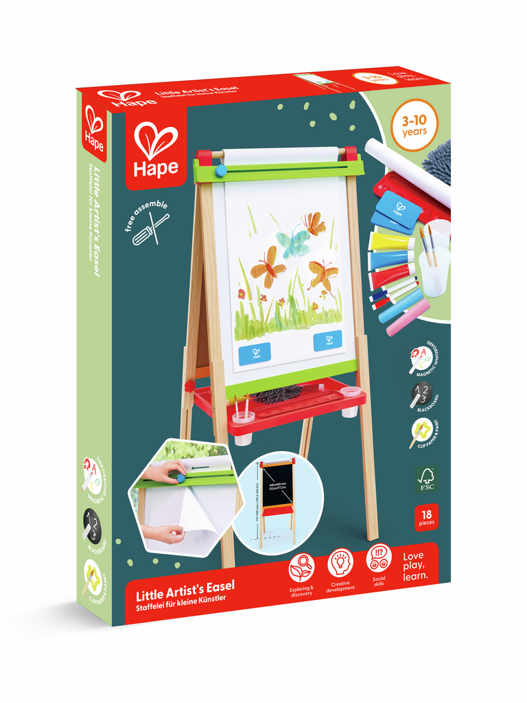 Pizarra Caballete Pequeños Artistas - Hape - Imagen 7