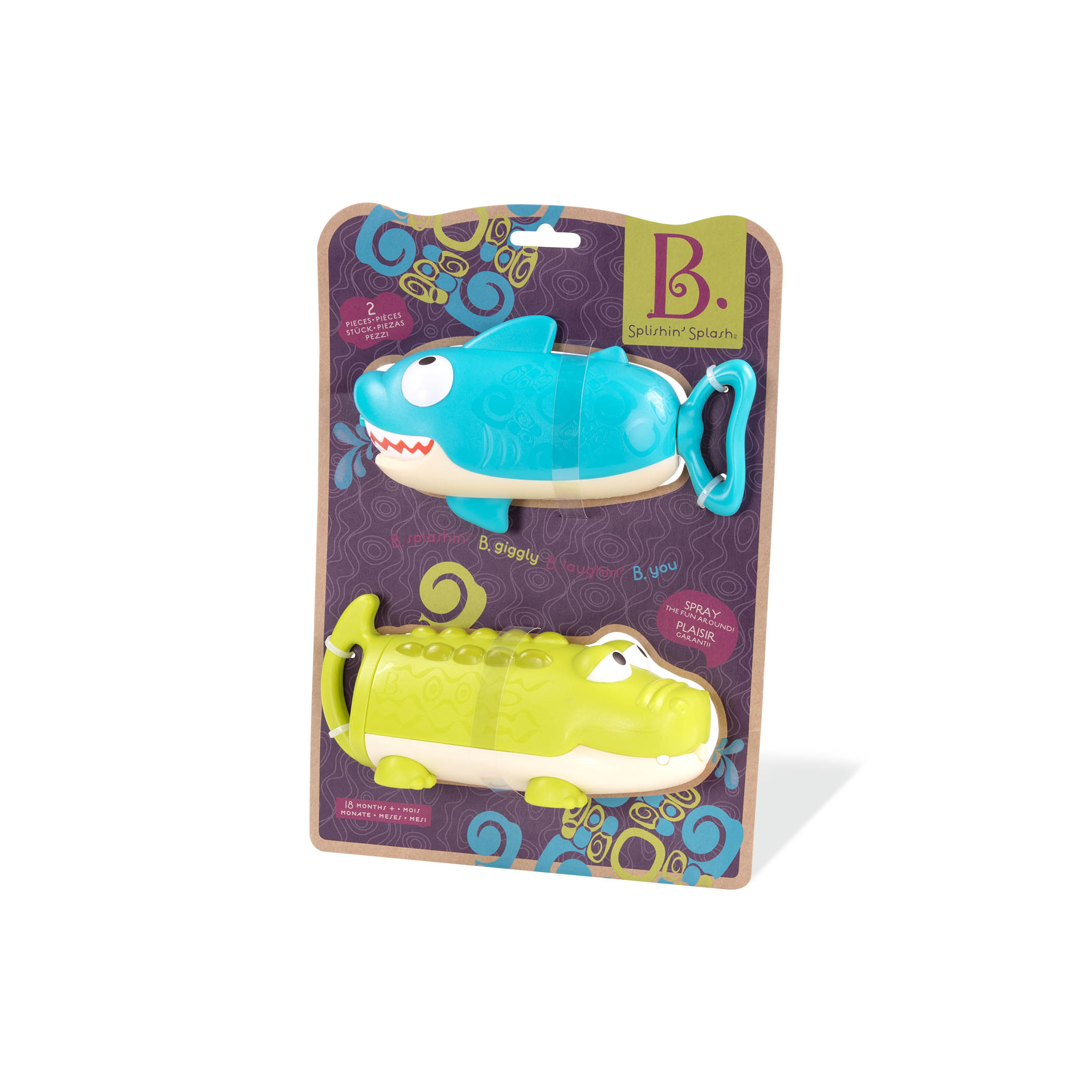 Splish Splash - Lanza Agua Tiburon - Cocodrilo - Imagen 3