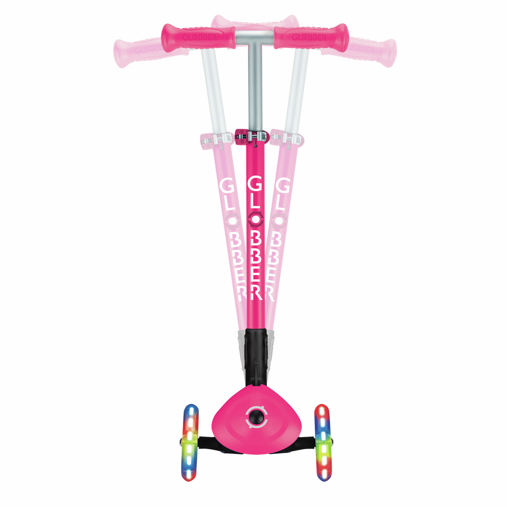 Patinete Primo Luces Rosa - Globber - Imagen 2