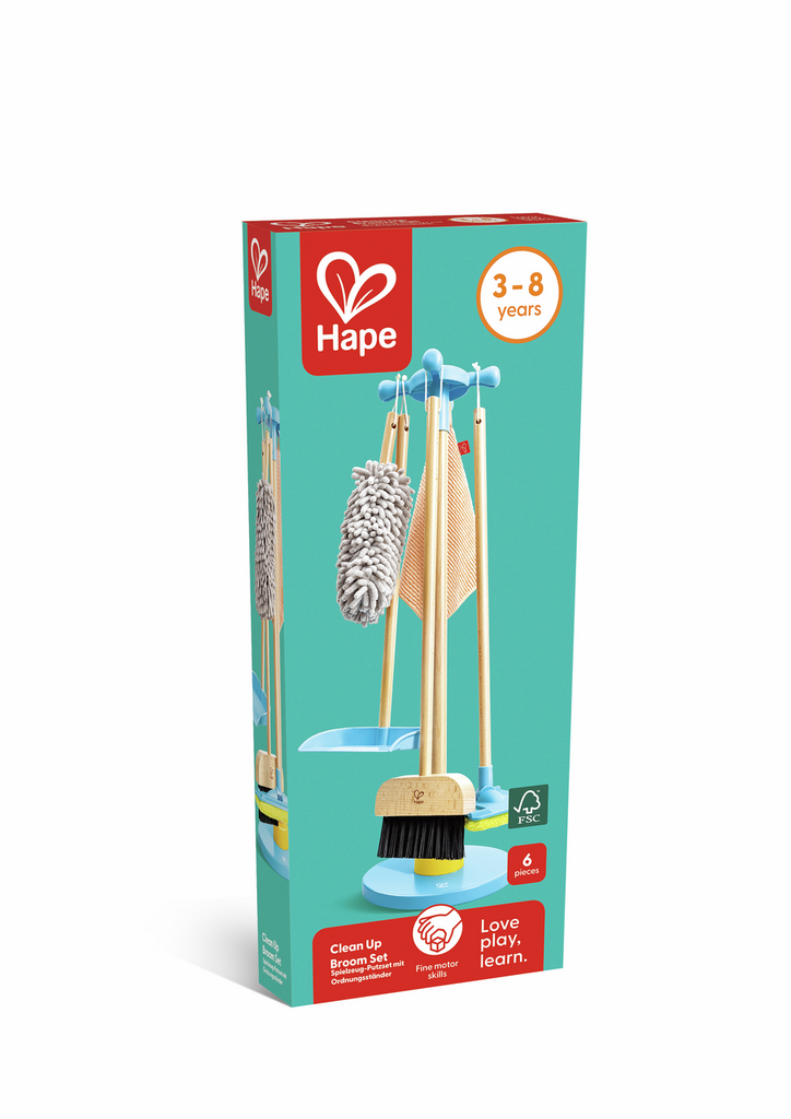 Juego De Limpieza Con Escoba - Hape - Juego Simbolico - Imagen 5