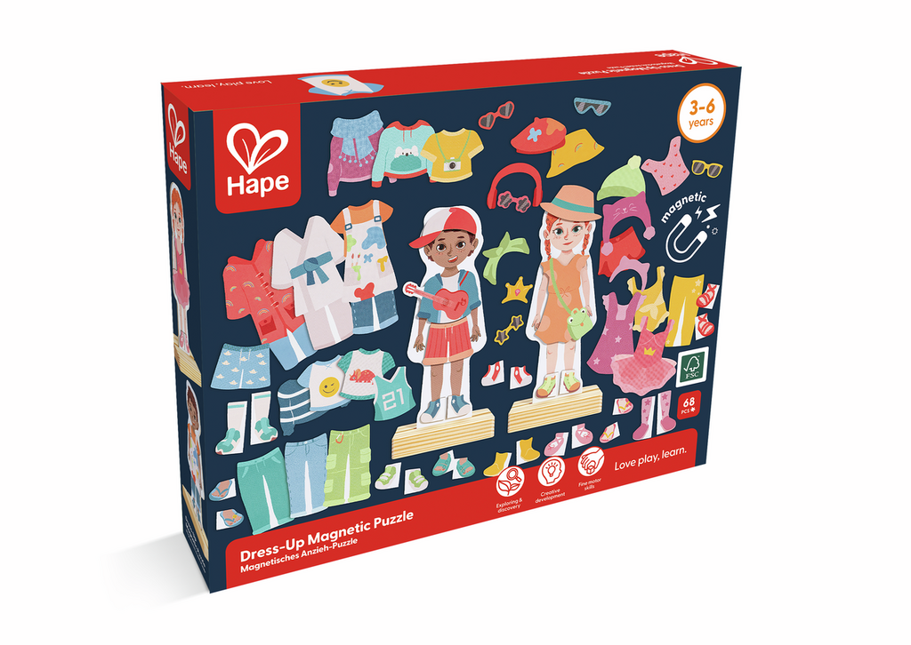 Rompecabezas Magnetico Para Vestir - Hape