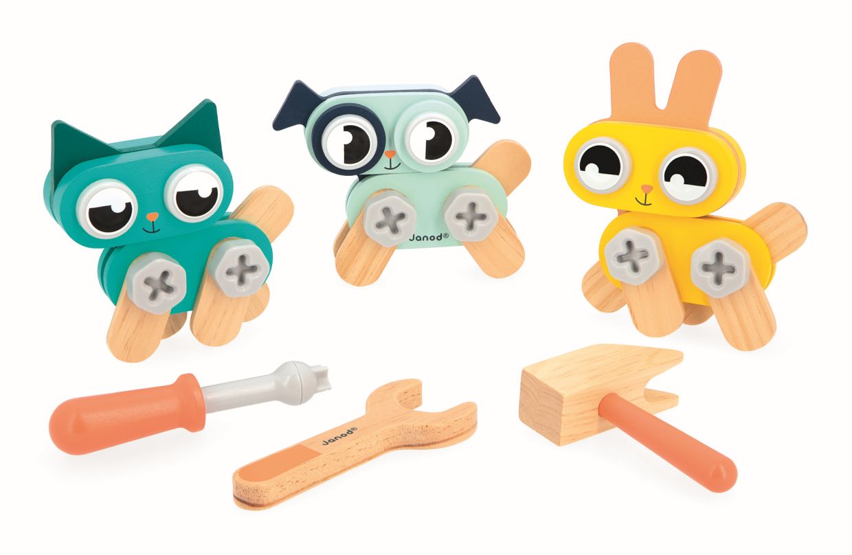 Brico´Kids Pequeños Animales Para Construir - Janod - Imagen 2