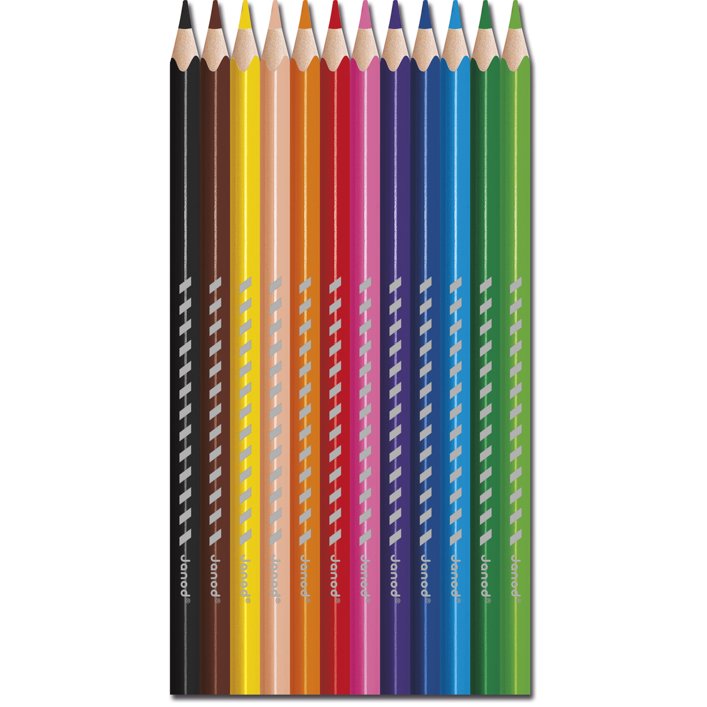 Lapices De Colores Con Mina Resistente - Janod - Imagen 2