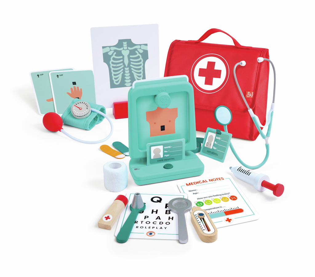 Juego Medico Del Pequeño Doctor - Juego Simbolico Hape - Imagen 2