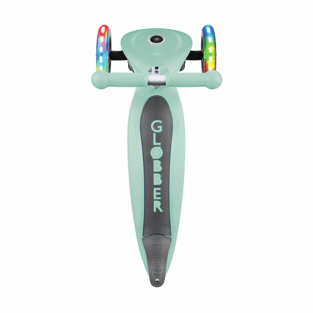 Patinete Primo Plegable Luces Menta - Globber - Imagen 4