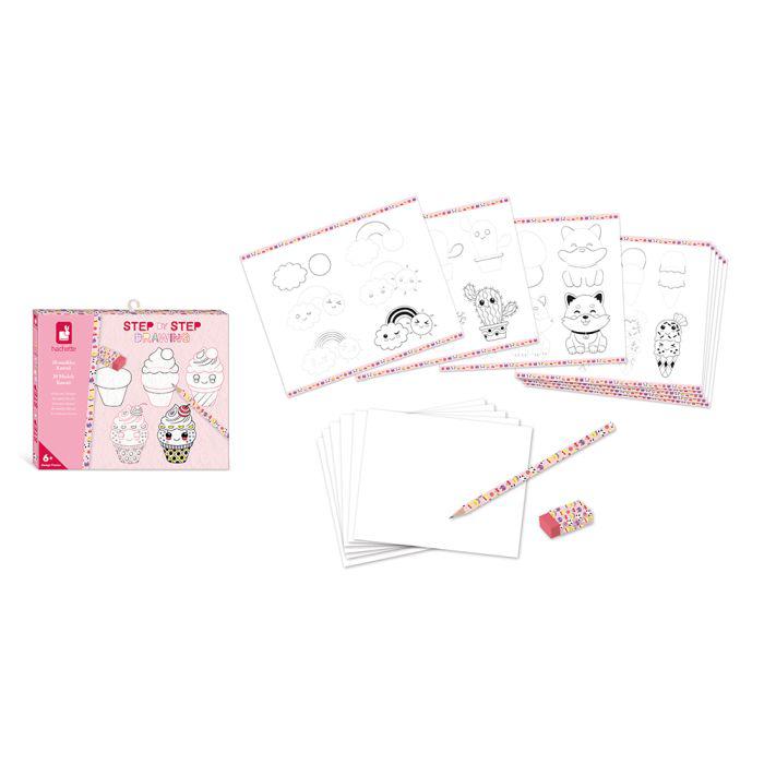 Step by Step Drawing – 20 Modelos Kawaii – Janod - Imagen 2