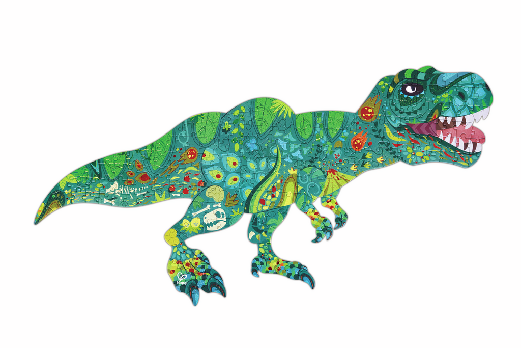 Puzzle Brillante Dinosaurios 200 pzas - Hape - Imagen 5