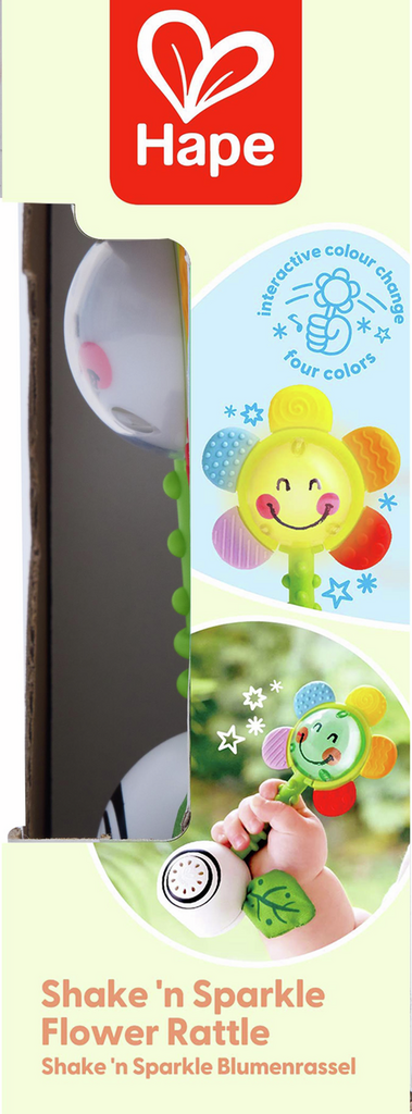 Sonajero De Flor Agita Y Brilla - Hape - Imagen 3