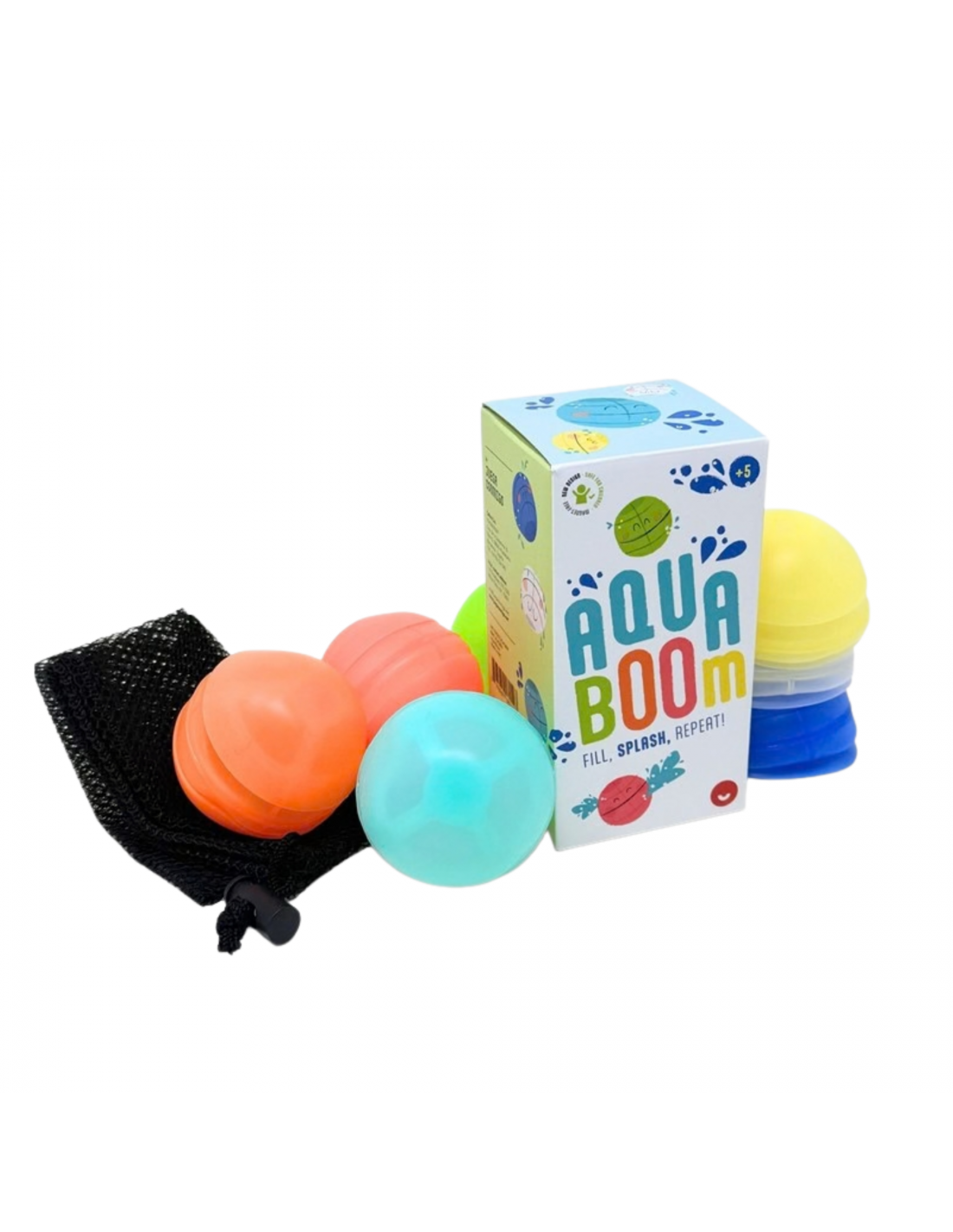 Aqua Boom - Pelotas De Agua Reutilizables - Imagen 4