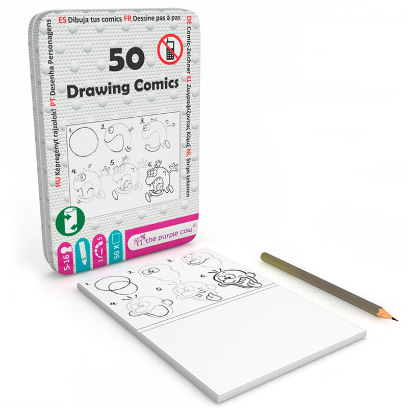dibuja-comics-paso-a-paso-juego-de-viaje-en-lata-con-50-retos