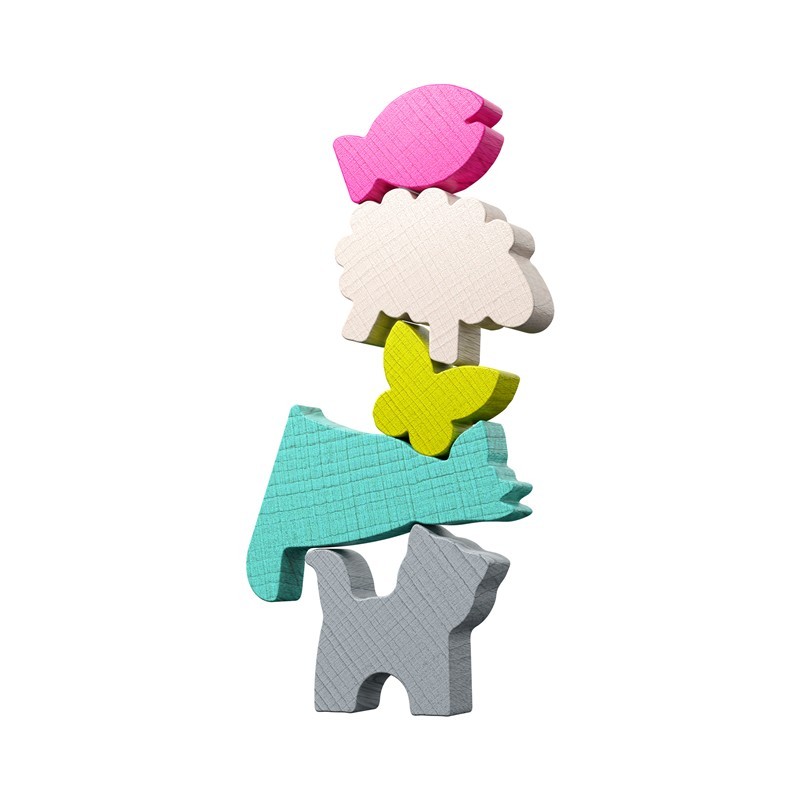 Stacking Challenge Animales - Haba - Imagen 2