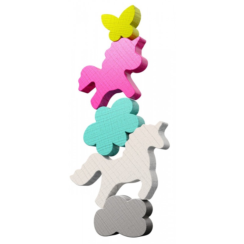 Stacking Challenge Unicornios - Haba - Imagen 2