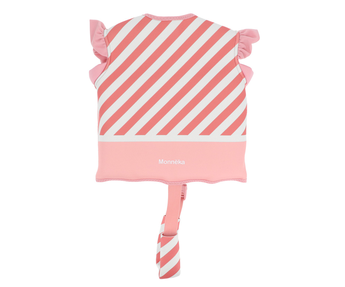 Chaleco Flotador Aprendizaje Stripes Bloom & Blush Talla 2 a 3 - Tutete - Imagen 2