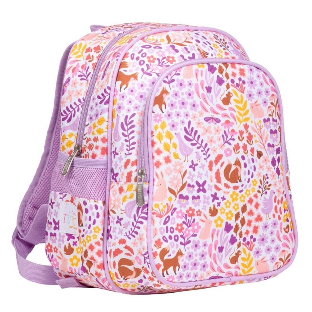 Mochila con Bolsillo Termico Flores - A Little Lovely Company