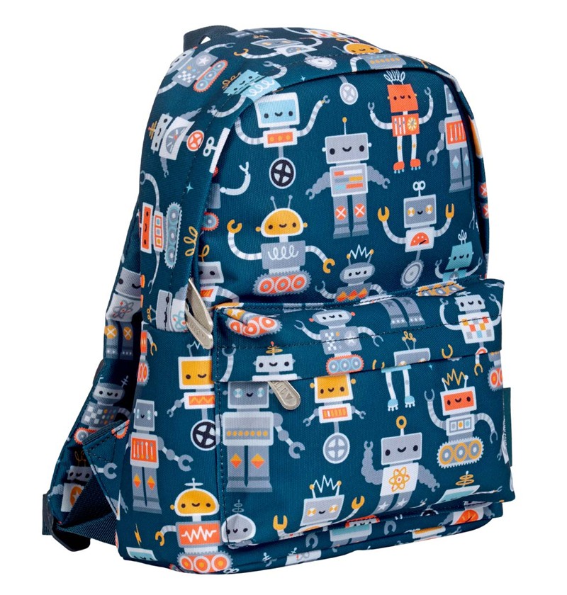Mochila Infantil Robots – A Little Lovely Company - Imagen 2