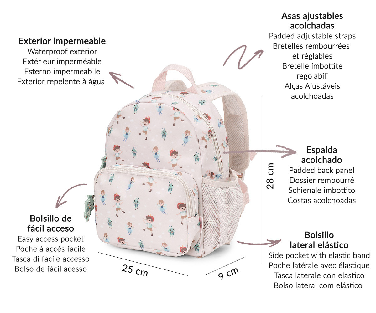 Mochila Infantil The Wooden Boy - Tutete - Imagen 2
