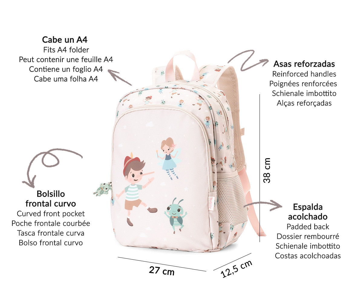 Mochila Mediana The Wooden Boy - Tutete - Imagen 2