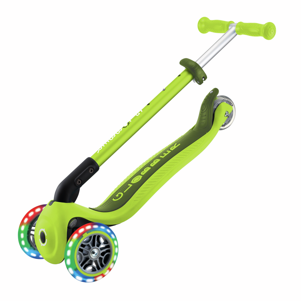 Patinete Plegable con Luces Verde - Globber - Imagen 4